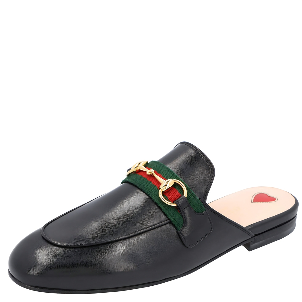 Gucci Women's Princetown Leather Mules
